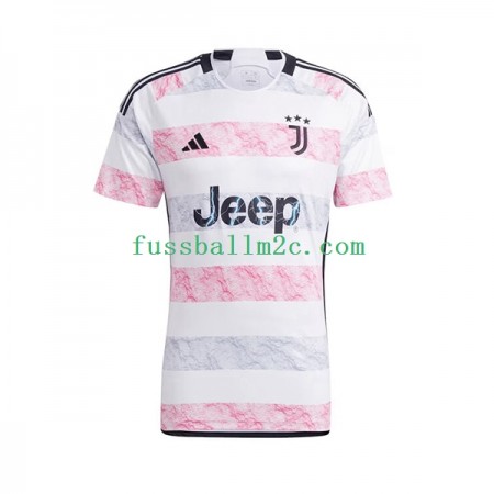 Fußballtrikots Juventus Auswärts Trikotsatz 2023-2024